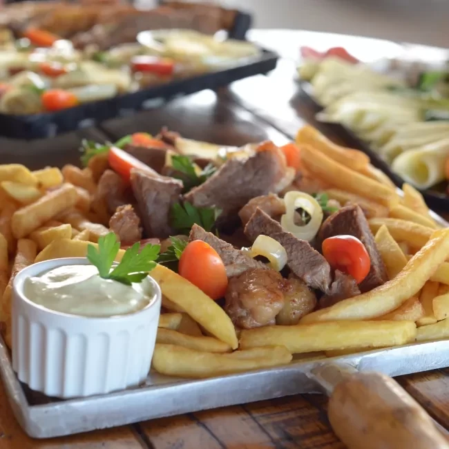 Contra Filé Grelhado com Fritas